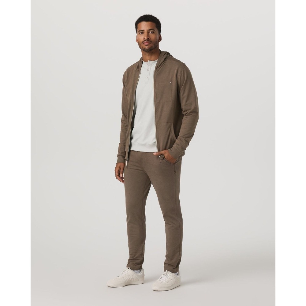 $118 Men's Vuori Coronado Pant Sweats Sweatpant Brown Tan Stretchy Lounge Wear